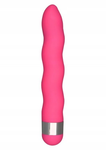 Falisty Wibrator 18cm Różowy Funky Wave