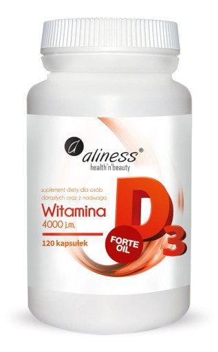 ALINESS WITAMINA D3 naturalna 4000 ju z lanoliny
