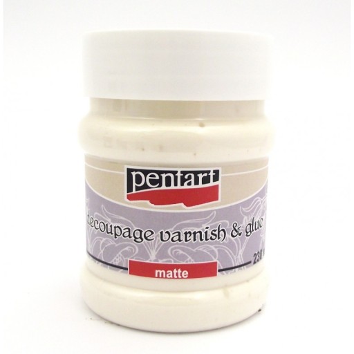 PENTART Klej z werniksem 230ml matowy