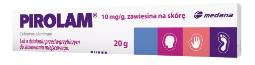 Pirolam 1%, zawiesina na skórę, 0,01g/1g, 20g
