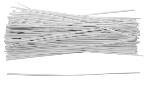 DRUT BIAŁY do wiązania wiązałka 15cm 100szt (0997)