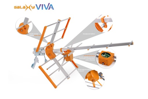 Antena pasywna/aktywna zewnętrzna GALAXY VIVA