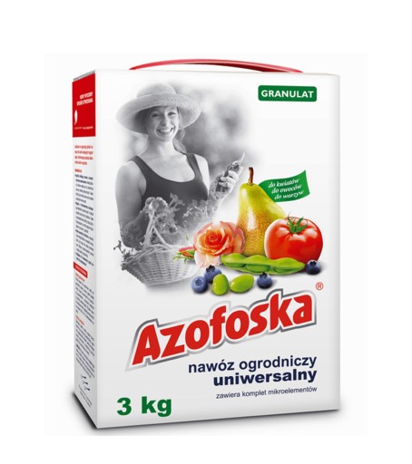 NAWÓZ WIELOSKŁADNIKOWY AZOFOSKA GRANULAT 3 KG