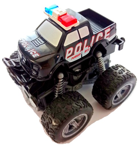 POLICJA AUTO Z NAPĘDEM RESORAMI AUTKO OBRACALNE