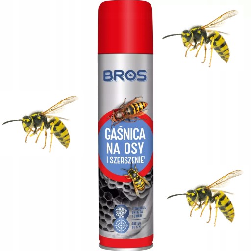 BROS GAŚNICA NA OSY SZERSZENIE SPRAY GNIAZDA 600ML
