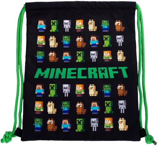 WOREK NA OBUWIE PLECAK SZKOLNY Astra MINECRAFT