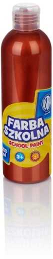Farba szkolna ASTRA 250 ml metaliczna miedziana