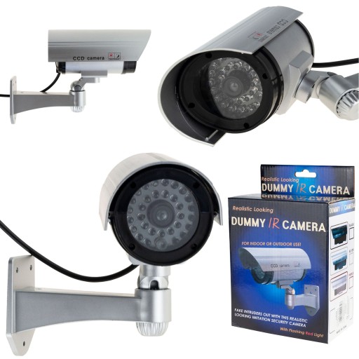 ATRAPA KAMERY KAMERA IR LED ZEWNĘTRZNA NOCNA RUCHU