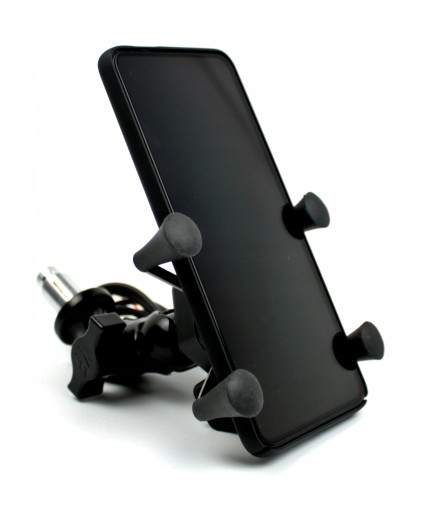 UCHWYT TELEFON MOTOCYKL GŁÓWKA RAMY Z USB 5V