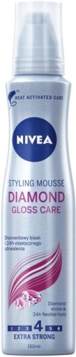 Nivea Extra Mocna Pianka do Włosów Diamond 150ml