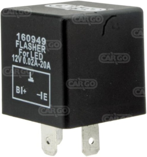 Przerywacz kierunkowskazów 3 piny 160949 LED