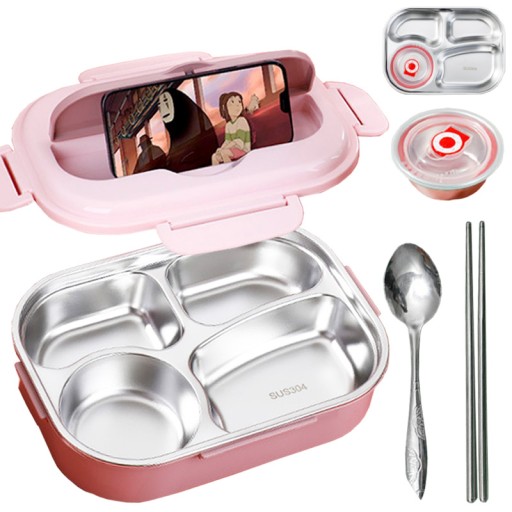 LUNCHBOX DLA DZIECI ŚNIADANIÓWKA STALI NIERDZEWNEJ