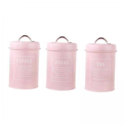 3x3pc Kitchen Storage Jars Airtight Coffee Tea