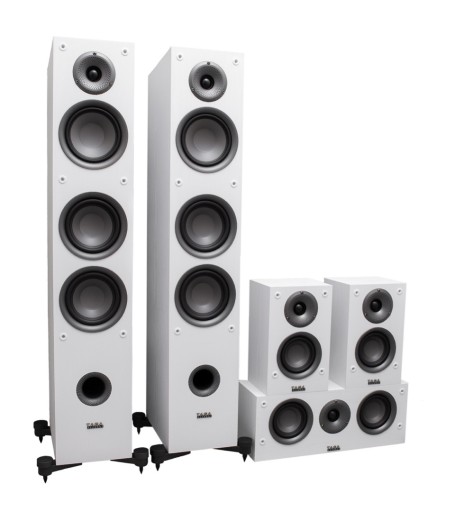 Zestaw kolumn 5.0 Taga Harmony TAV-507F - biały