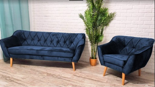 ZESTAW SKANDYNAWSKI SOFA 2+1 NOWOŚĆ KOLOR GRANAT