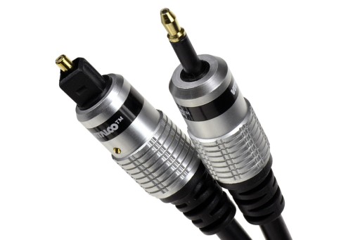 Kabel Przewód Optyczny Toslink/3,5mm Vitalco 0,5m