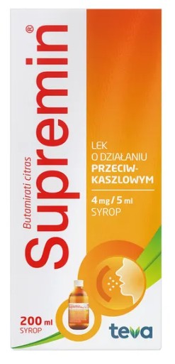 Supremin syrop 200 ml na kaszel