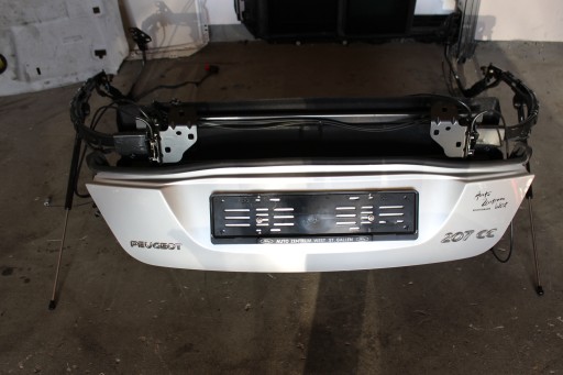 PEUGEOT 207cc CABRIO MECHANIZM DACHU STELAŻ RAMA TYŁ KLAPA