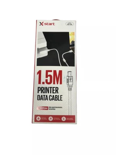 KABEL DO DRUKARKI 1.5M HD-06 X-START
