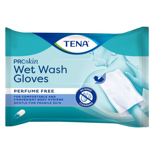 Tena Myjki do ciała nawilżane Wet Wash Glove 8szt.