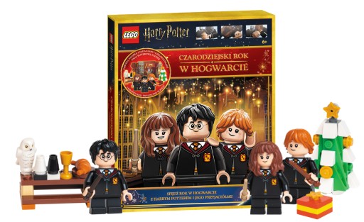 Książeczka Lego Harry Potter Czarodziejski rok w Hogwarcie + 3 Figurki