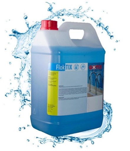 CHEMIA BASENOWA FLOKTIX SUPER KOAGULANT OD GOTIX 3W1 NA GLONY JAK CHLOR 5L