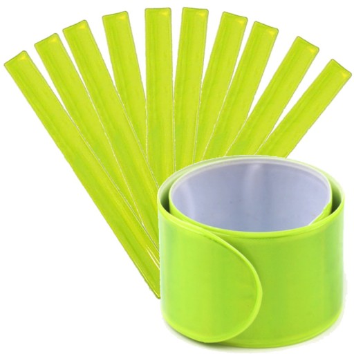 10 x OPASKA ODBLASKOWA OPASKI NA RĘKĘ ROWER 40CM