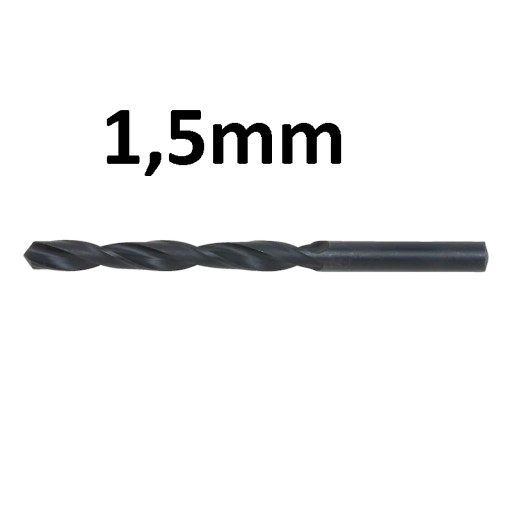 Wiertło spiralne HSS DIN do metalu 1,50mm Wurth