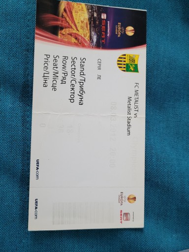 bilet Metalist - Olimpiakos