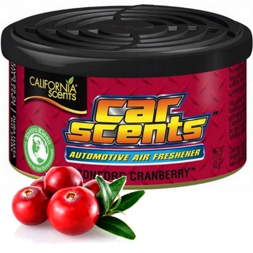 CALIFORNIA CAR SCENTS zapach Cranberry -Żurawina