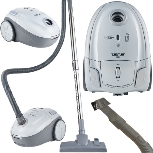 MOCNY ODKURZACZ ZELMER ZVC251 EDEK 800W FILTR HEPA 2.5L REGULACJA MOCY