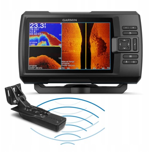 echosonda Garmin STRIKER Vivid 7sv z przetwornikiem GT52HW-TM (SideVü)