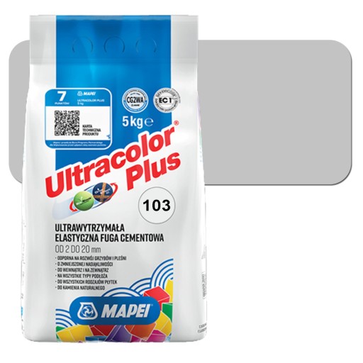 MAPEI Fuga Ultracolor Plus 103 Księżycowy Biały 5kg/op. ( 6010345APL )