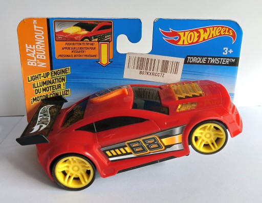 HOT WHEELS 91600 AUTO ZE ŚWIATŁEM I DŹWIĘKIEM