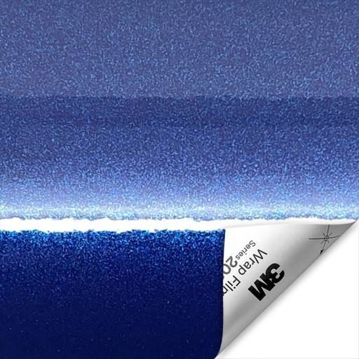 FOLIA 10x10 G217 Glos Blue Metallic Niebieski Połysk | 3M 2080 TESTER