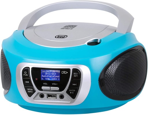 BOOMBOX RADIOODTWARZACZ RADIO DAB CD USB MP3 TREVI