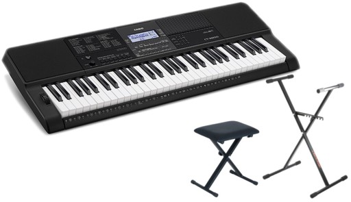 CASIO CT-X800 KEYBOARD KLAWISZ DO NAUKI SET 1