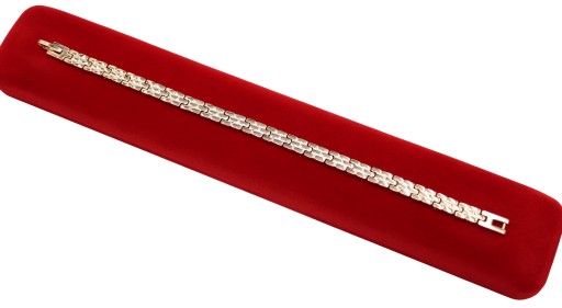 Złota BRANSOLETKA ze stali 316 L B369