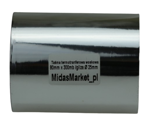 TAŚMA KALKA FOLIA TTR 80x300 DO DRUKAREK ZEBRA