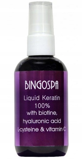 PŁYNNA KERATYNA Z BIOTYNĄ DO WŁOSÓW 100% BINGOSPA