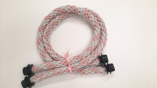 liny długie obag handmade ROSA /JASNY SZARY