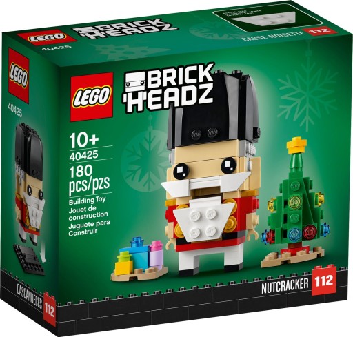 LEGO Brickheadz 40425 Dziadek do orzechów. Nowy