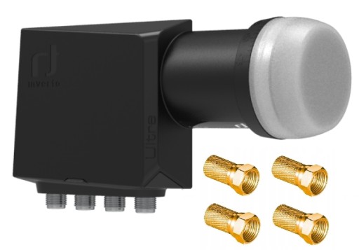 KONWERTER SATELITARNY QUAD INVERTO 4K HD ULTRA LTE