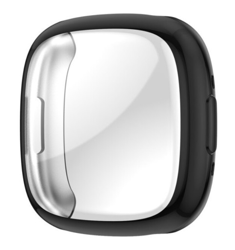 Etui 2w1 Metalic Przód Boki FitBit Versa 4 Sense 2