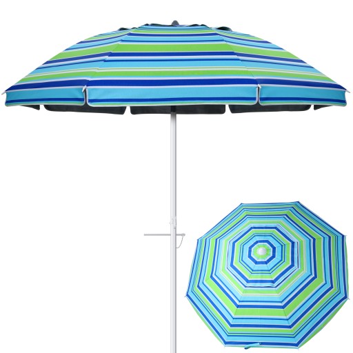 PODRÓŻNY PARASOL PRZECIWSŁONECZNY PLAŻOWY Parasol plażowy Ogrodowy filtr UV