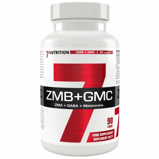 7NUTRITION ZMB+GMC 90kaps ZMA GABA MELATONINA CYNK