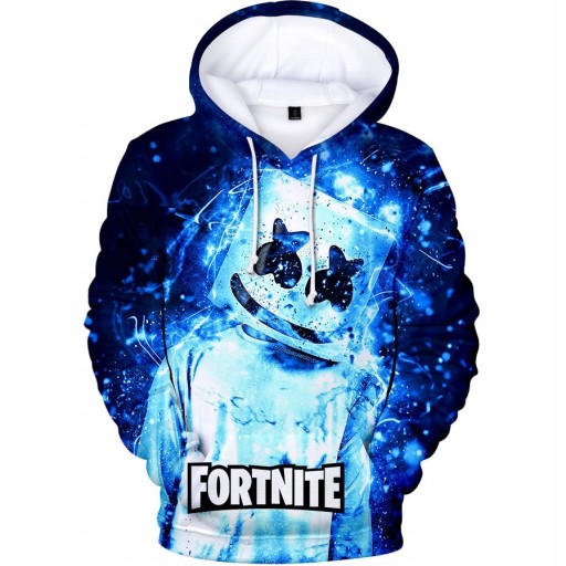 BLUZA FORTNITE 3D ROZMIARY DJ MARSHMELLO PEELY