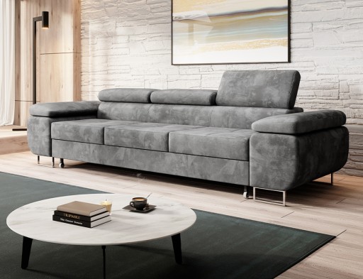 Sofa z funkcją spania Norberg regulowane zagłówki