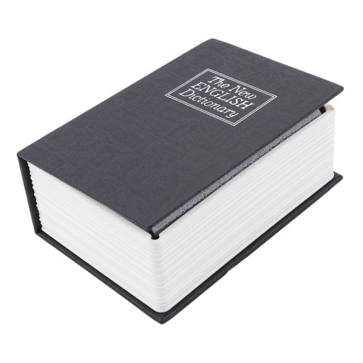 Dictionary Mini Safe Box Book Money Hidden Secret Security Safe Lock Cash M