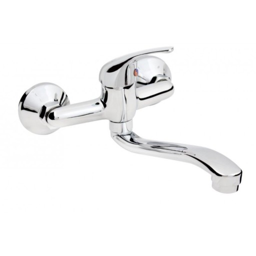 BATERIA UMYWALKOWA ŚCIENNA CHROM MIESZACZOWA